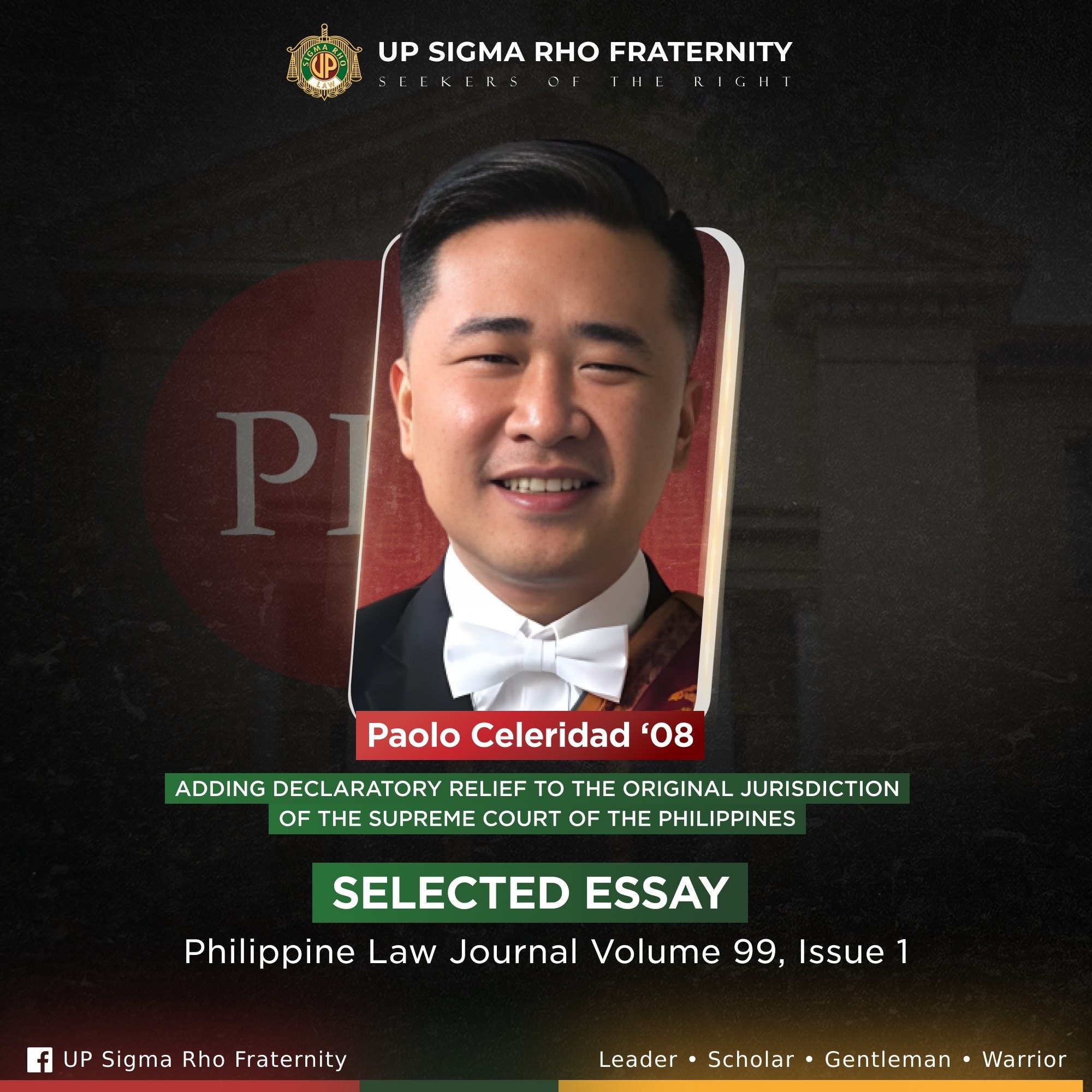 Paolo Celeridad ’08